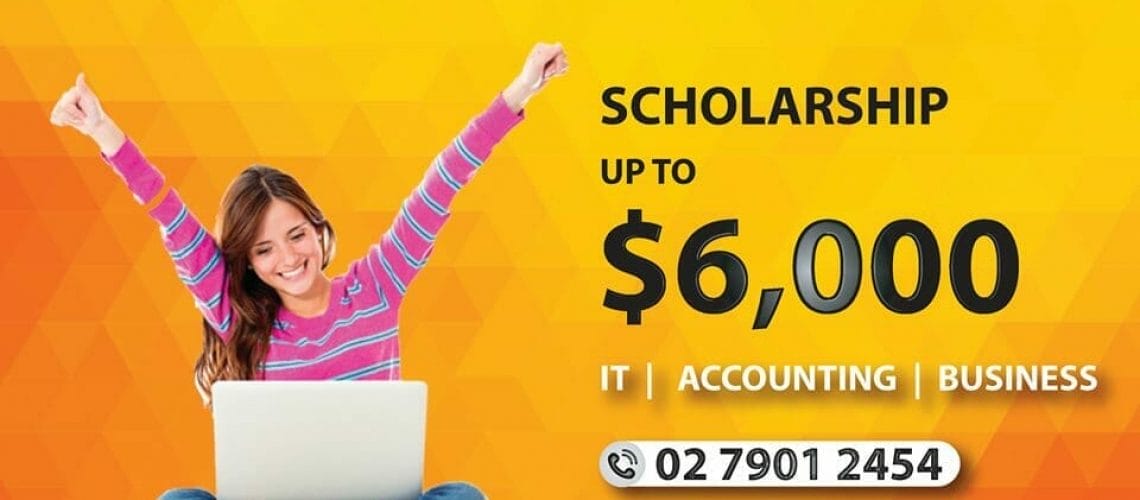 Scholarship up to aud 6000